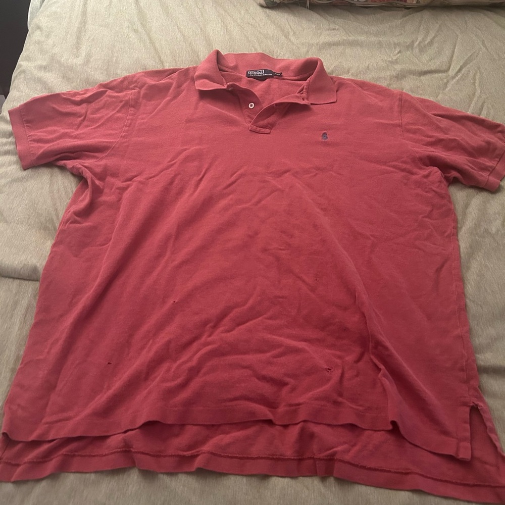 Polo by Ralph Lauren Men's Classic Red Polo Shirt